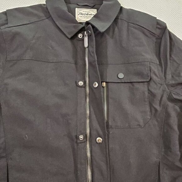 Flag & Anthem Coat Men's Small Black Full Zip Insulated Old Money NWOT 4 Pockets - Picture 11 of 14